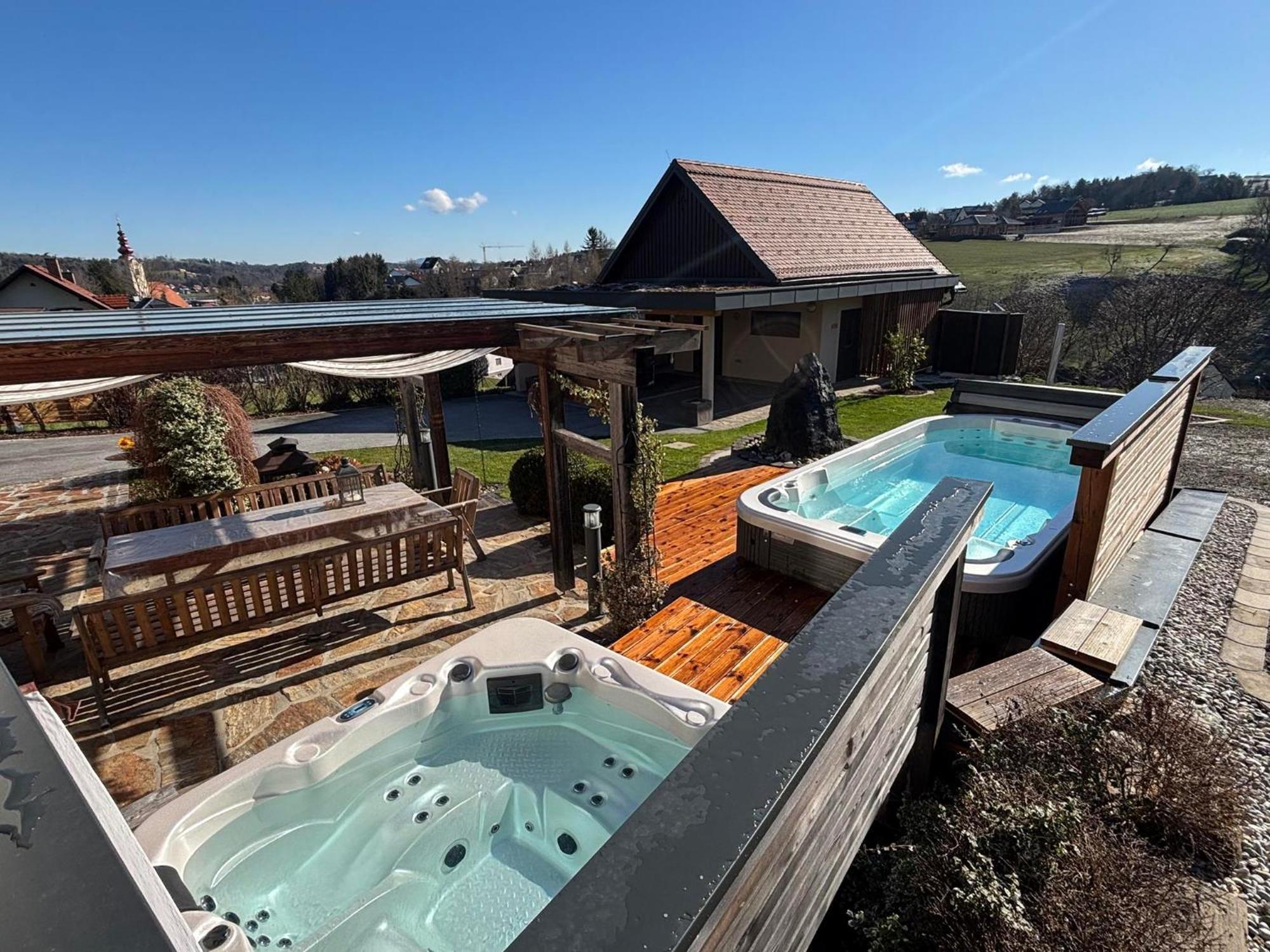 Das "Ferienhaus Eibiswald" Landhaus Refugium Im Schilcherland - Sauna Und Spa Extérieur photo